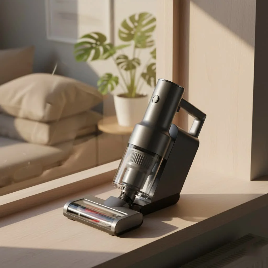 Mini handheld vacuum cleaning car interior